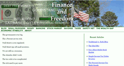 Desktop Screenshot of financeandfreedom.org